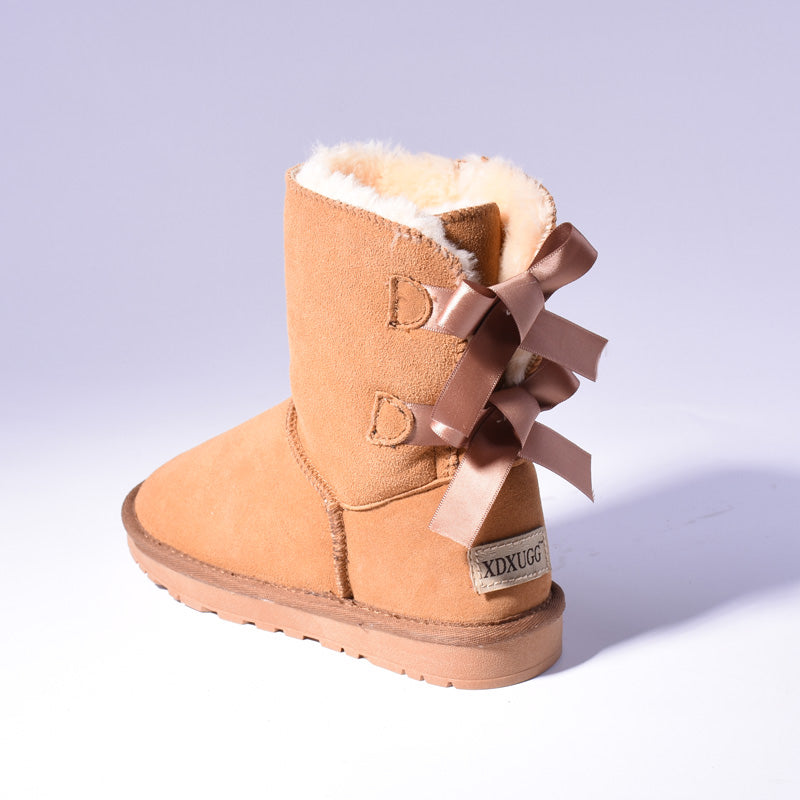 Women's Bow Detail Snow Boots