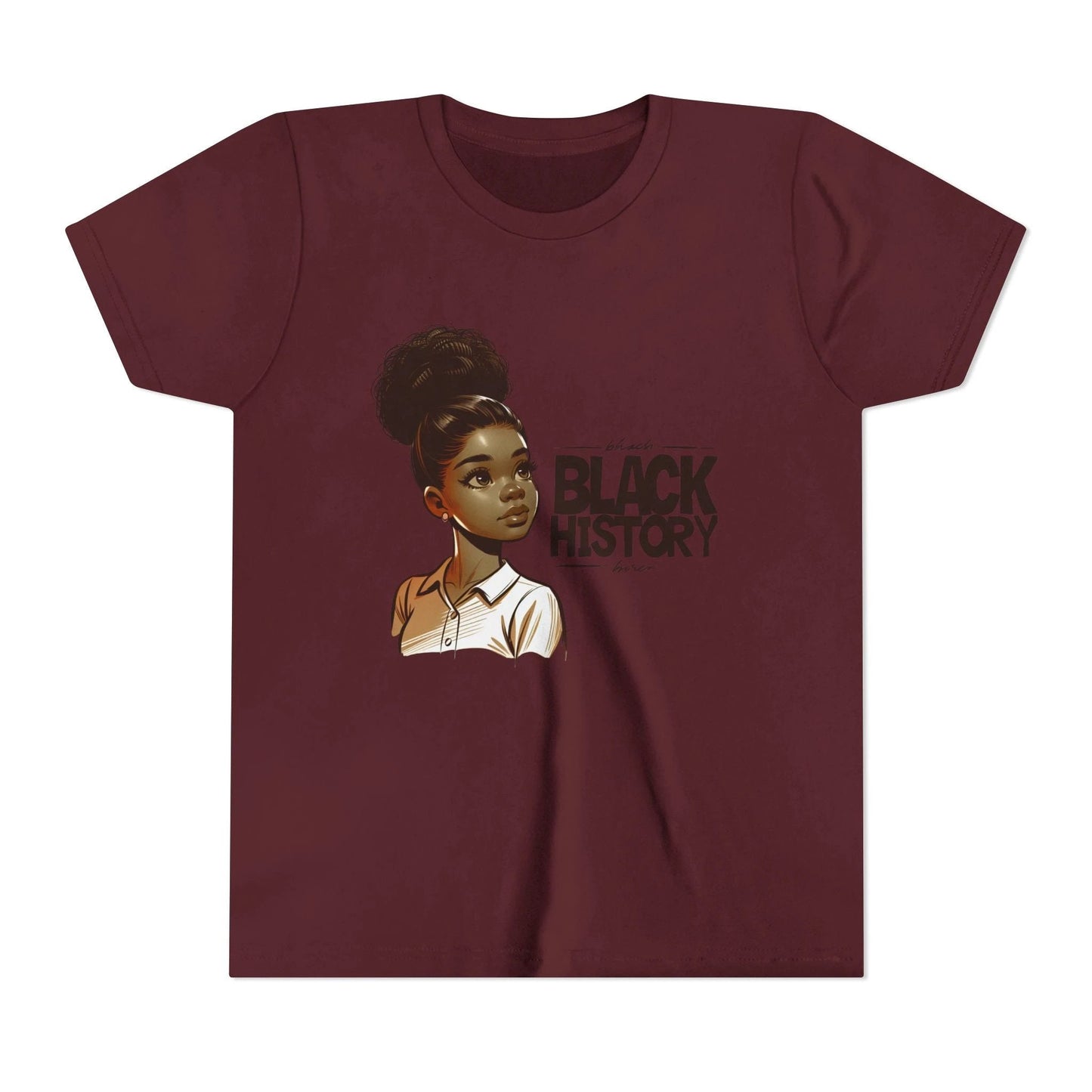Youth Short Sleeve Tee for Black History Month, Celebrate Diversity, Kids' Education Shirt, Cultural Awareness Tee, Gift for Young Scholars