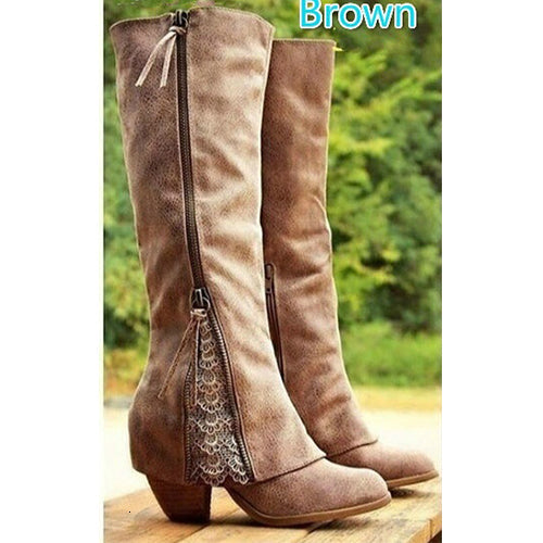 Women's Tassel High-Heel Fashion Ankle Boots