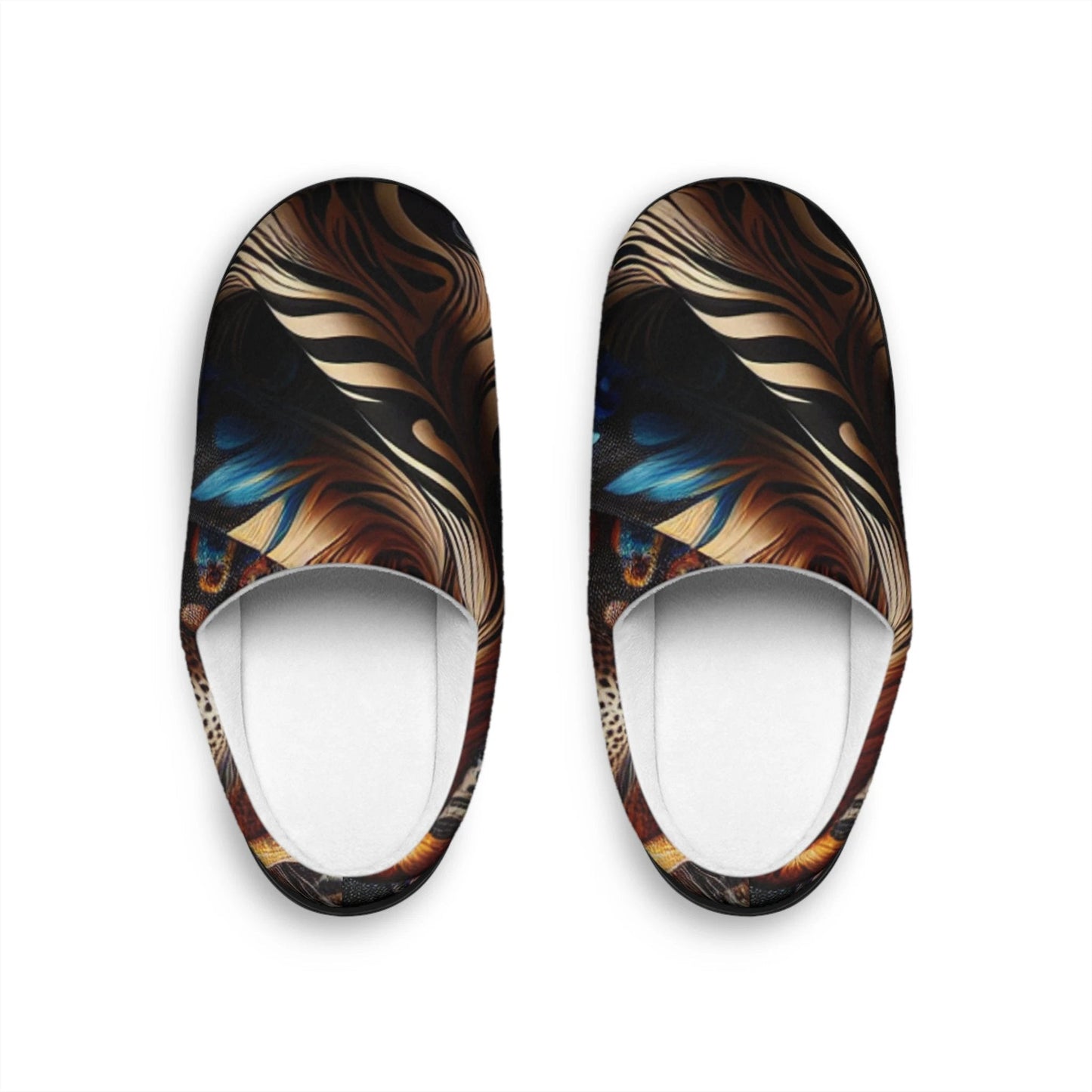 Stylish Women's Indoor Slippers, Cozy Footwear, Gift for Her, Unique Home Slippers, Comfortable House Slide-On Shoes