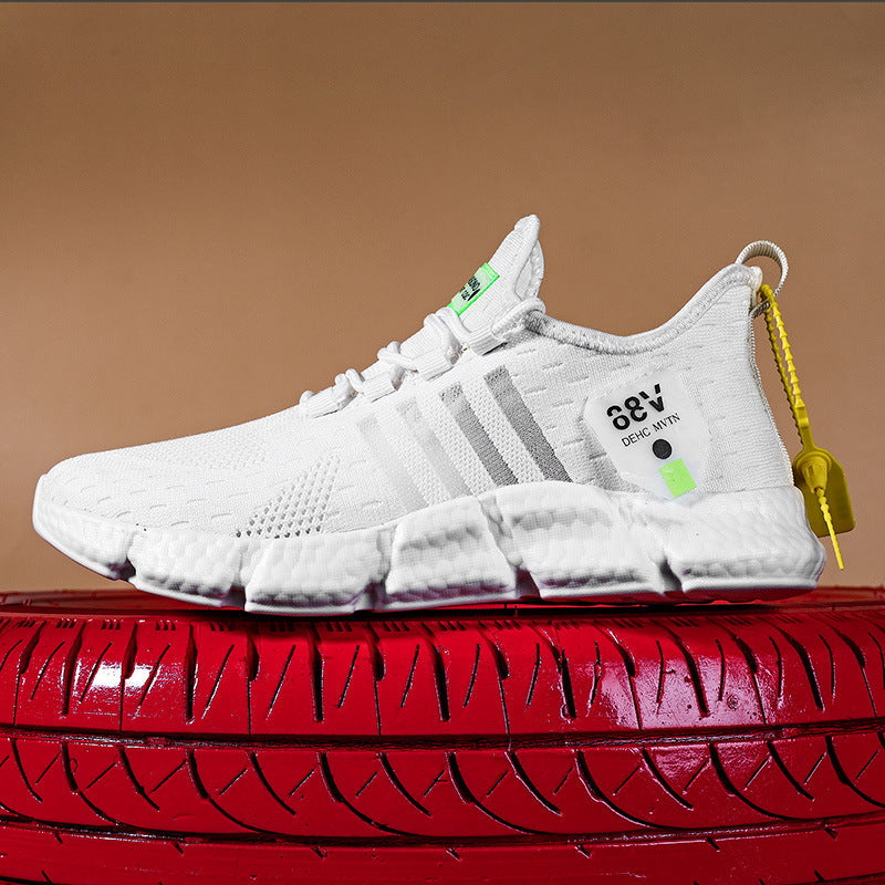Canvas breathable running shoes