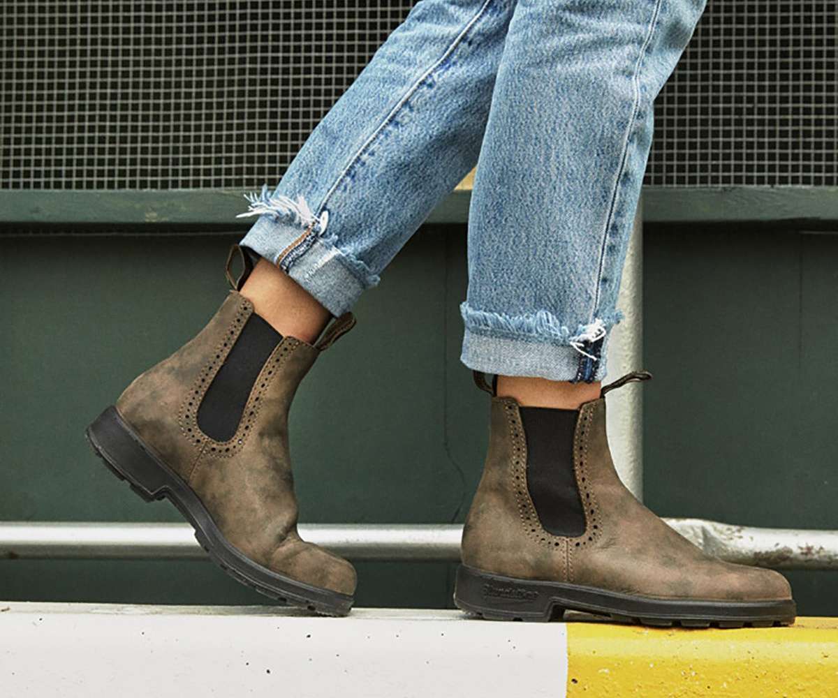 Blundstone 1351 BOTINES ORIGINALES DE CAÑA ALTA PARA MUJER Marrón Rústico