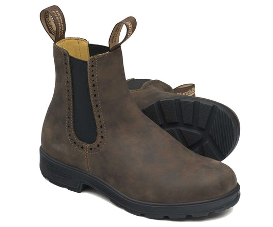 Blundstone 1351 BOTINES ORIGINALES DE CAÑA ALTA PARA MUJER Marrón Rústico