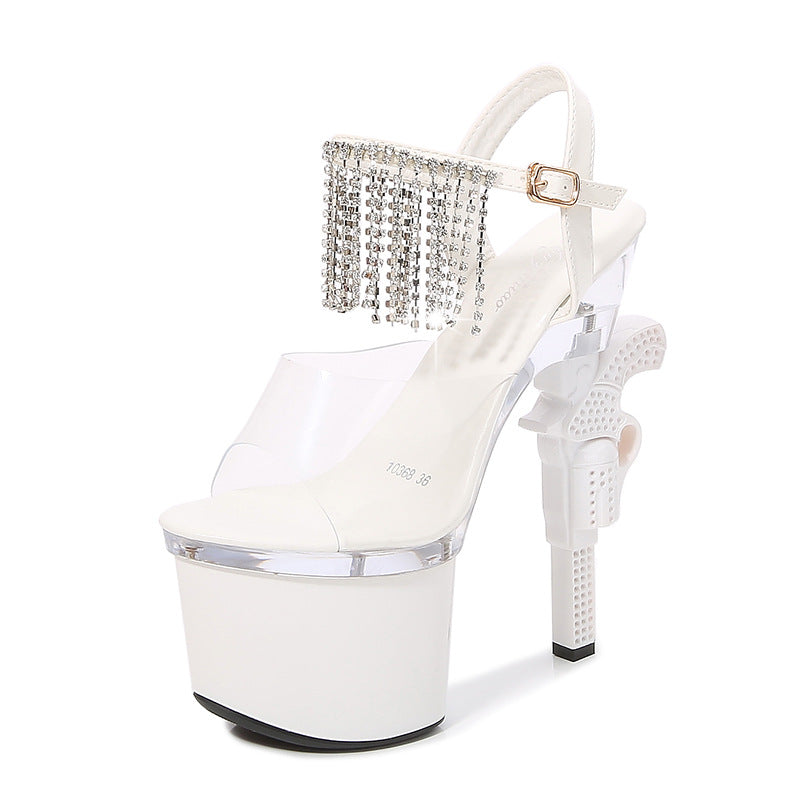 Muffin Sandals Super High Heels