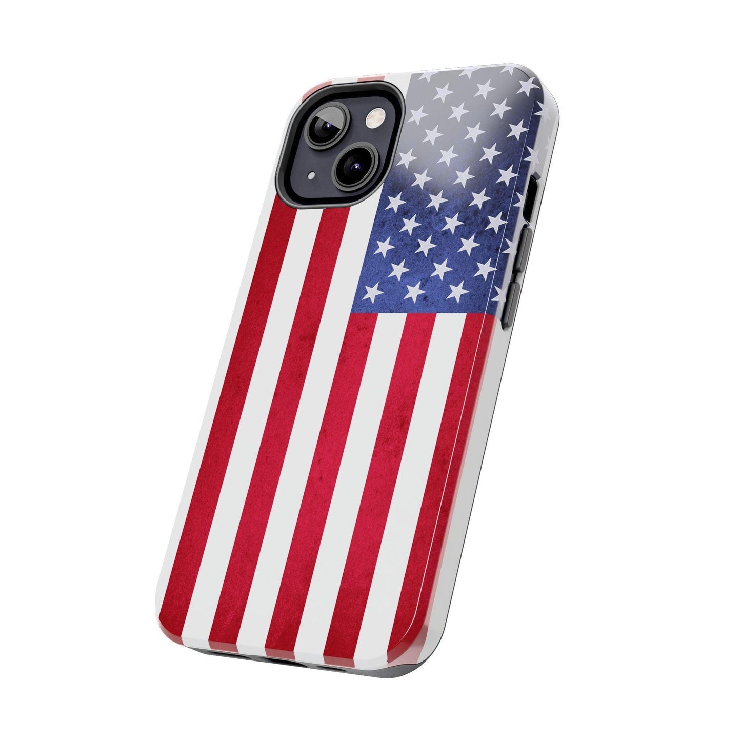 USA Flag Printed Tough Phone Cases