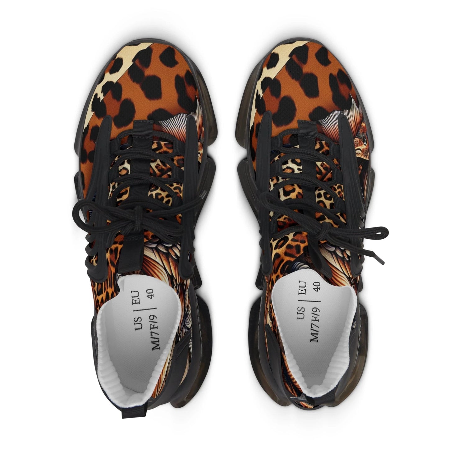 Stylish Women's Mesh Sneakers - Animal Print, Casual Footwear, Trendy Sneakers, Adventure Ready, Unique Design, Perfect for Everyday Wear