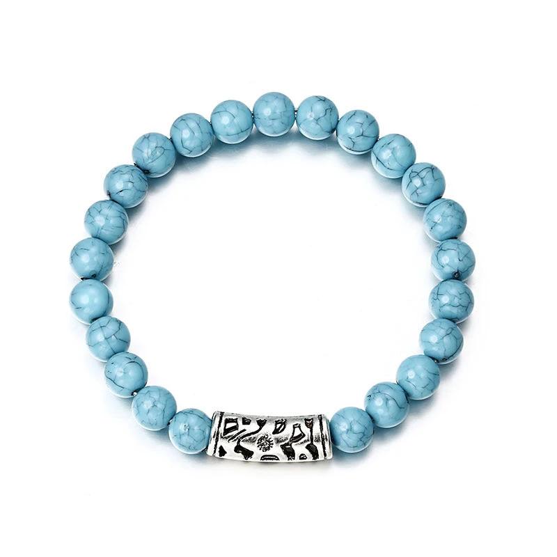 Classic Acrylic Beaded Bracelets For Men