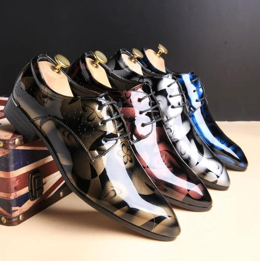 Men's Business Casual Shoes (Bright Leather)