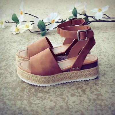 Wedge Fish Mouth Sandals