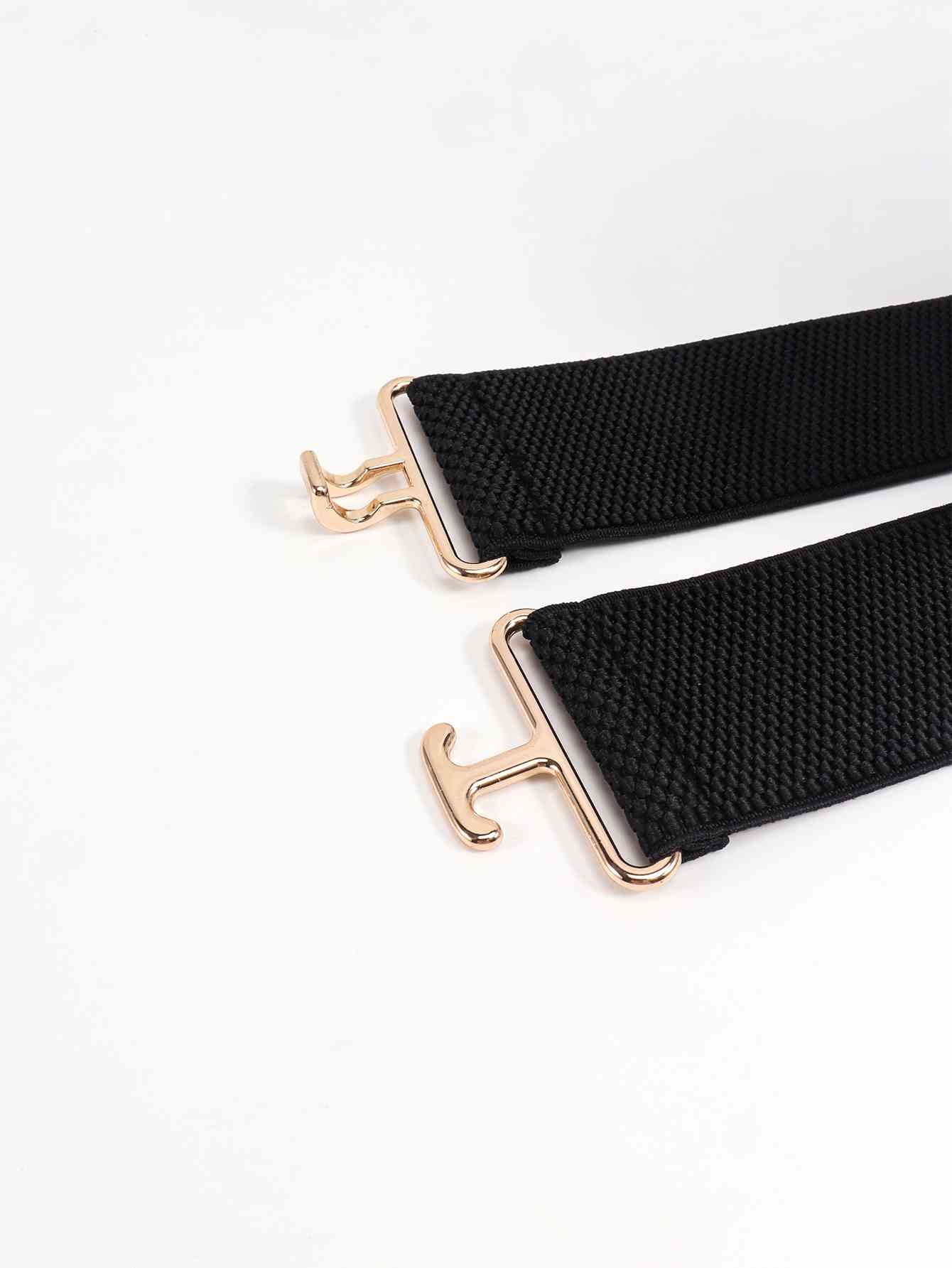 Cinturón ancho elástico StylishFit - Comodidad ajustable y diseño elegante. Consulte la tabla de tallas en "más detalles".