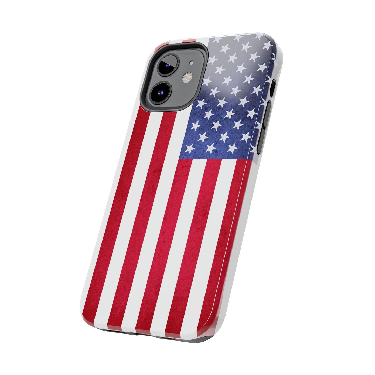 USA Flag Printed Tough Phone Cases