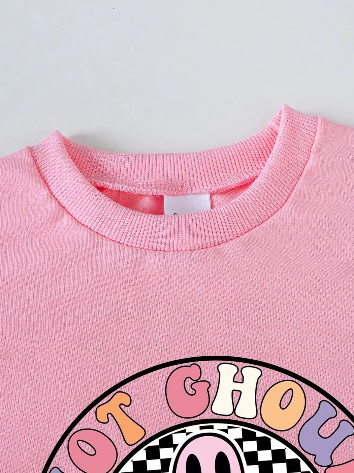 Children's Halloween Graphic Sweatshirt and Flare Pants Set