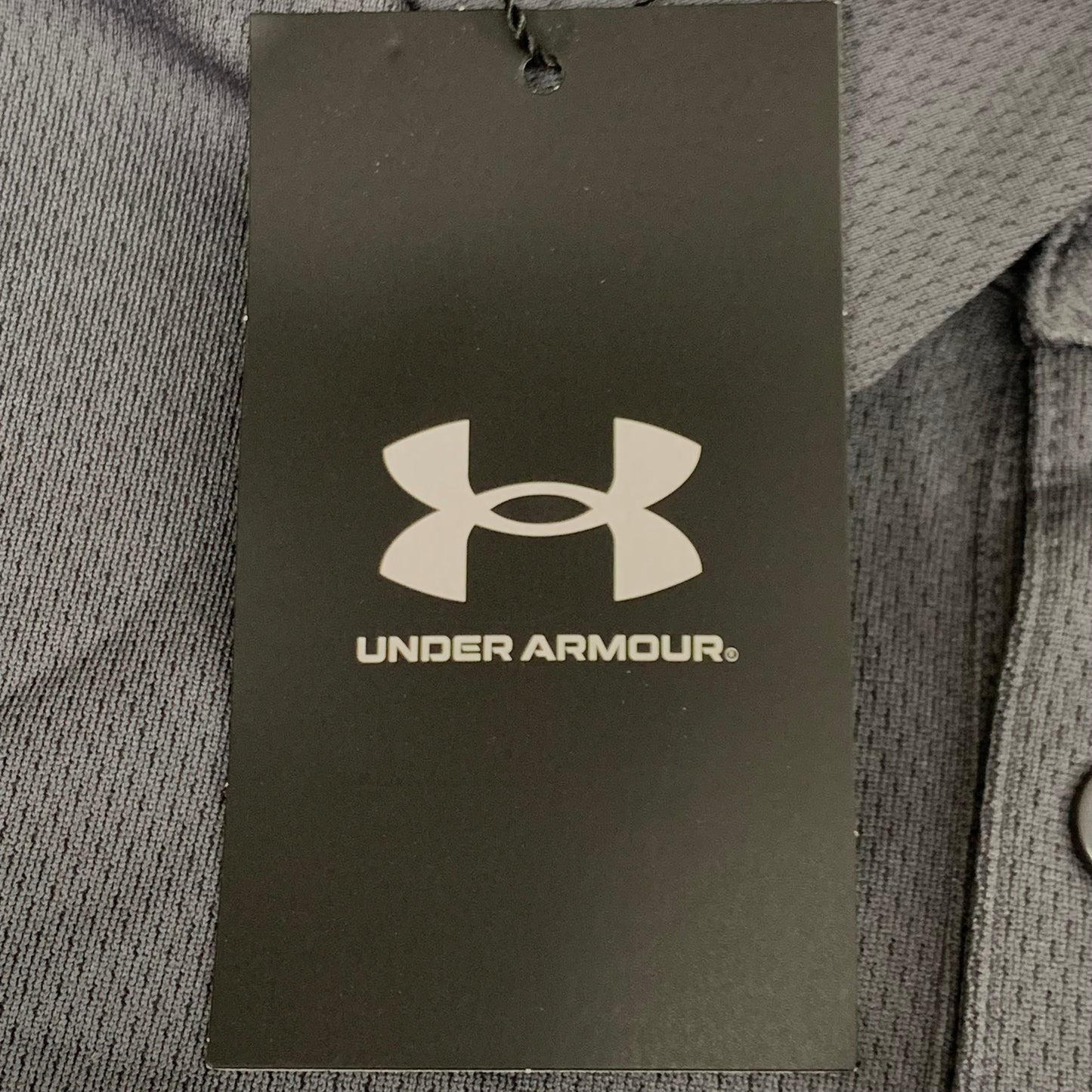 UNDER ARMOUR UA Team Tech Polo Loose Light & Moisture Wicking Men's Sz L Grey