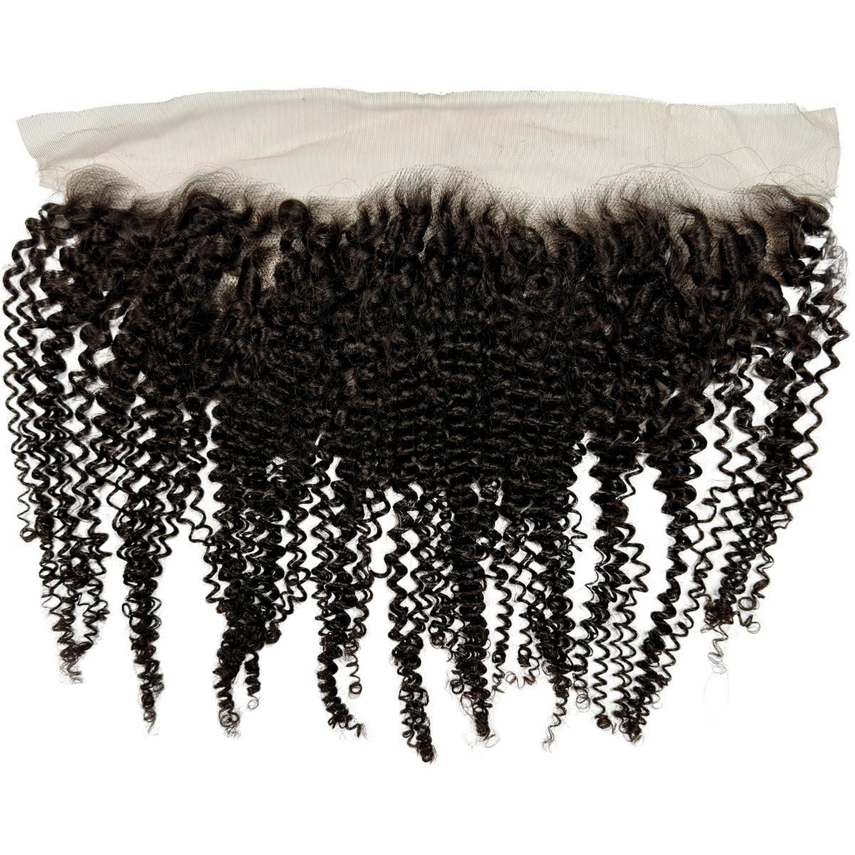 Frontal de Cabello Humano con Encaje HD 13x4 Jerry Curl