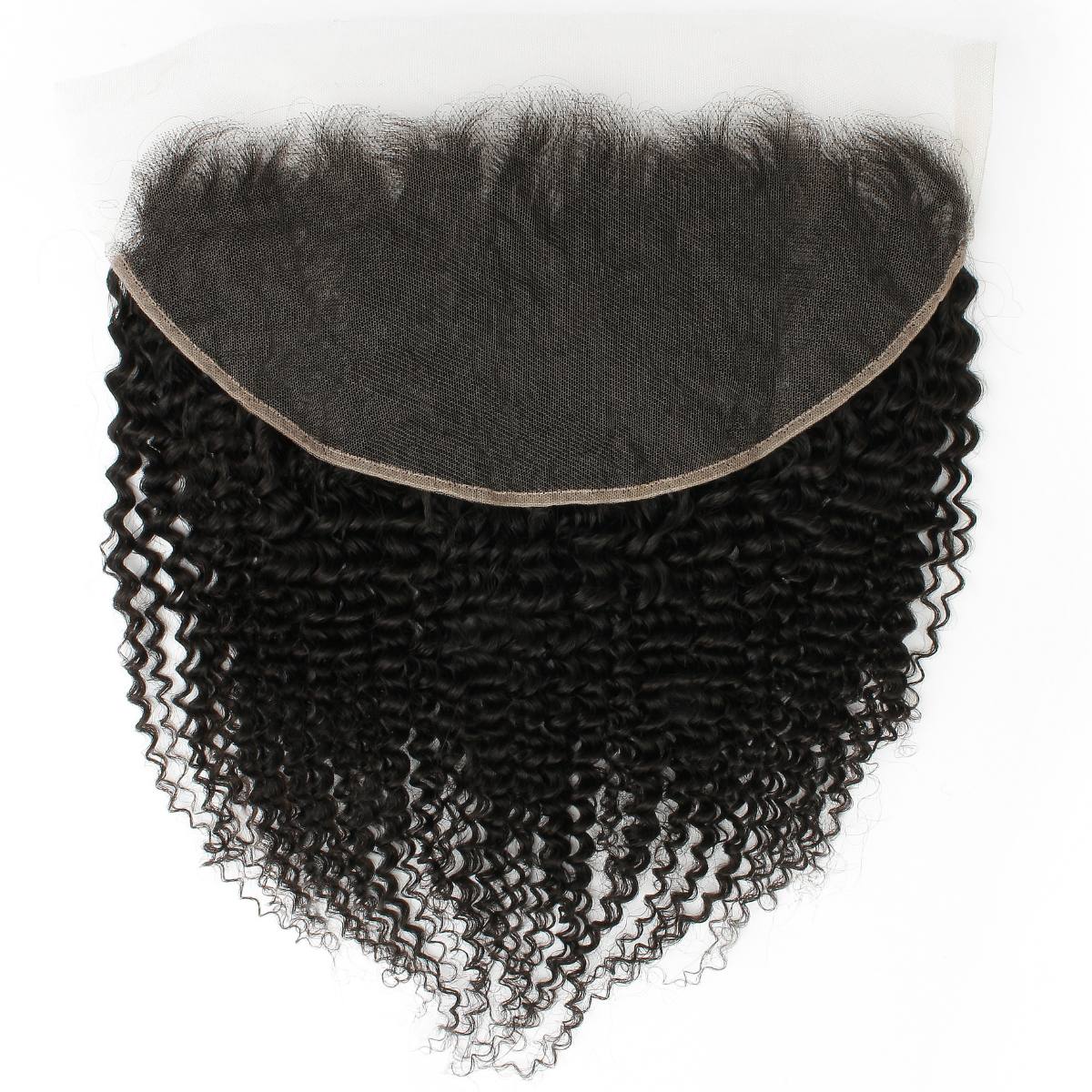 Frontal de cabello humano Jerry Curl 13x6 HD Lace