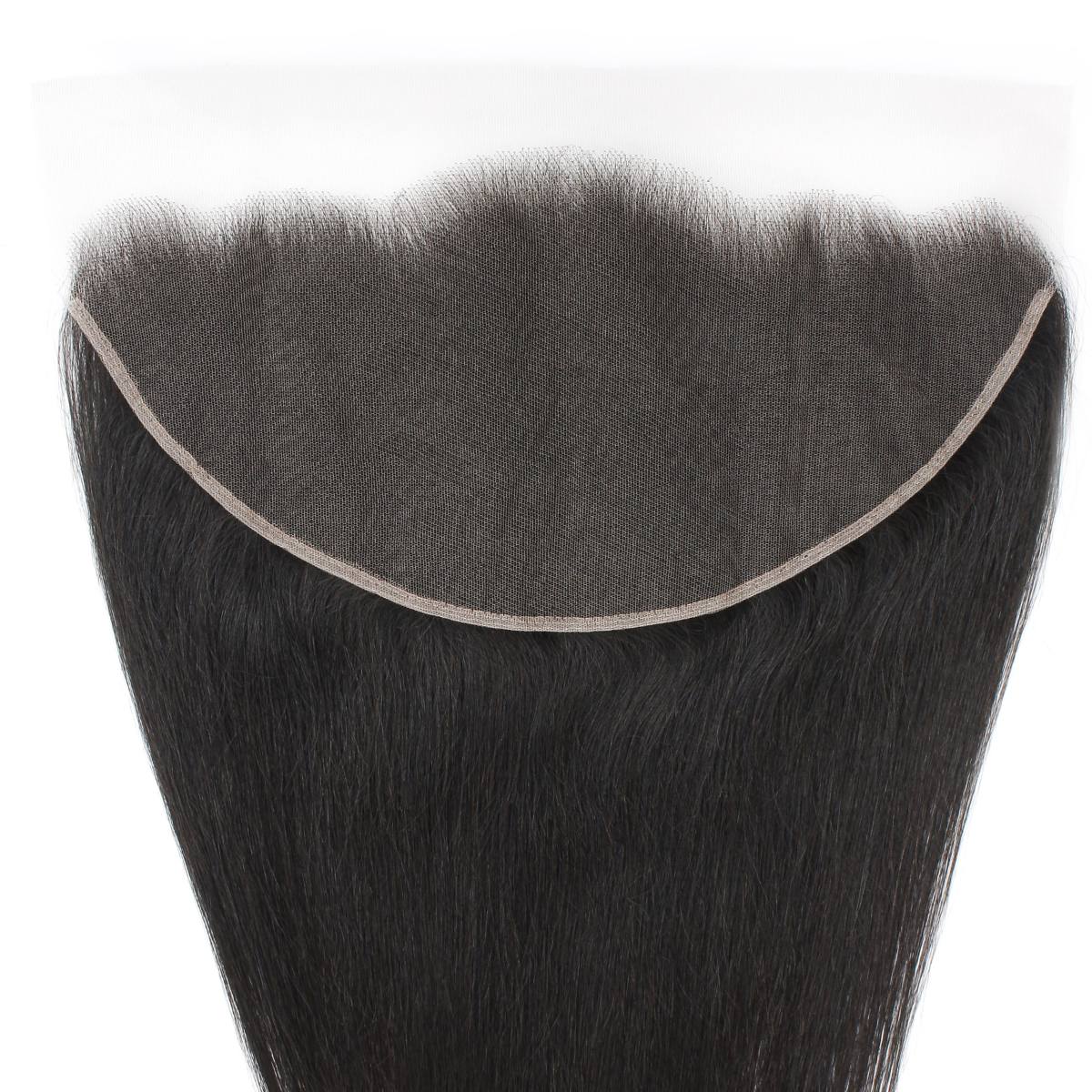 Frontal de Cabello Humano Liso HD Lace de 13x6