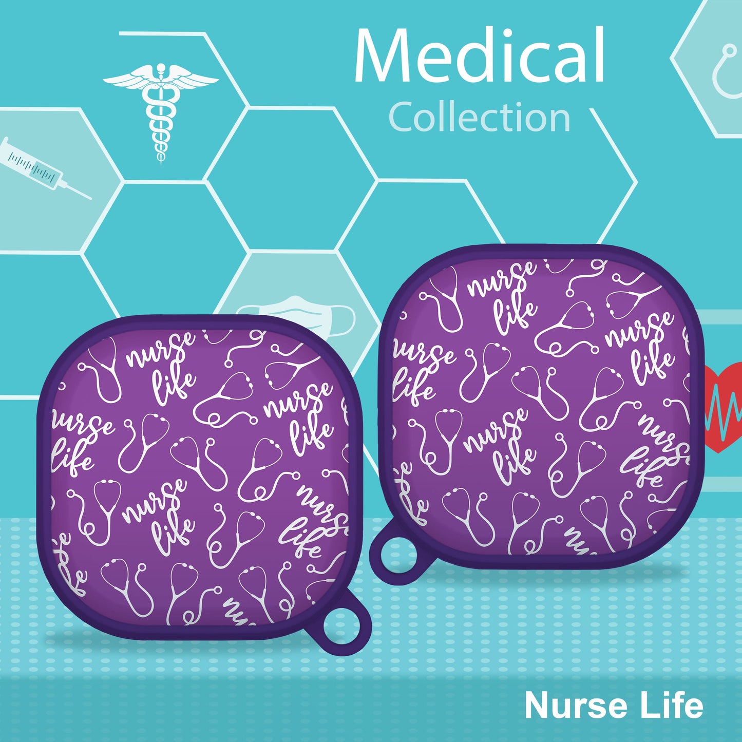 Nursing HDX Samsung Galaxy Buds Pro & Buds Live Case Cover