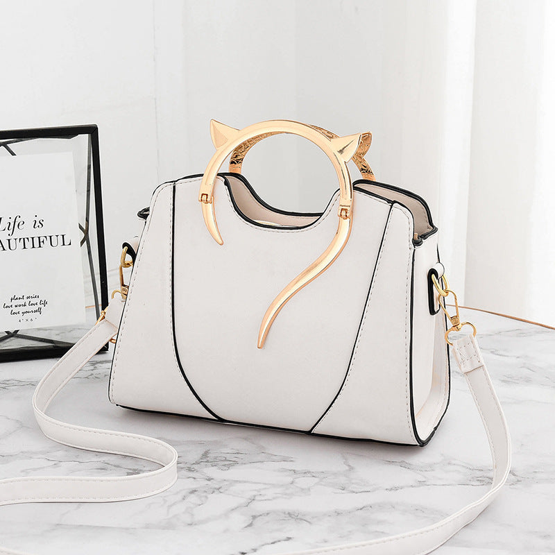Women's Cat Ear Handle Messenger Bag