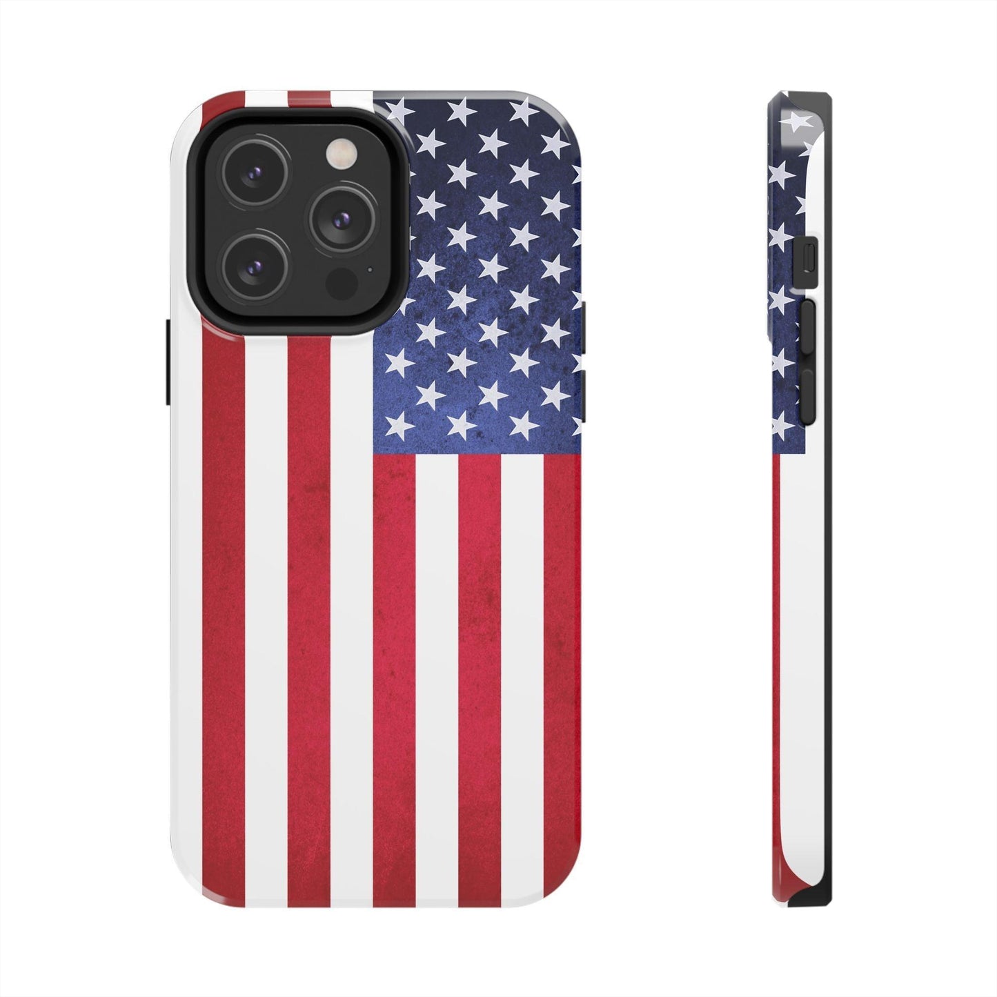 USA Flag Printed Tough Phone Cases