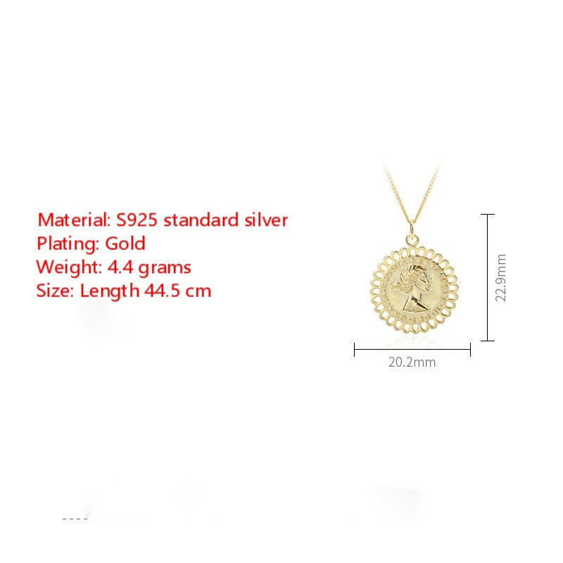 S925 sterling silver clavicle chain