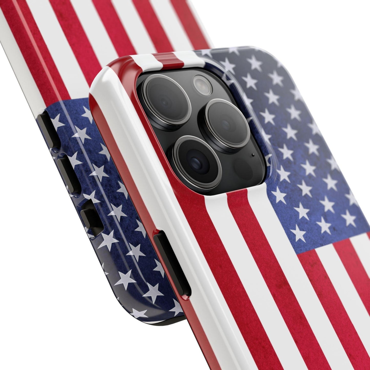 USA Flag Printed Tough Phone Cases