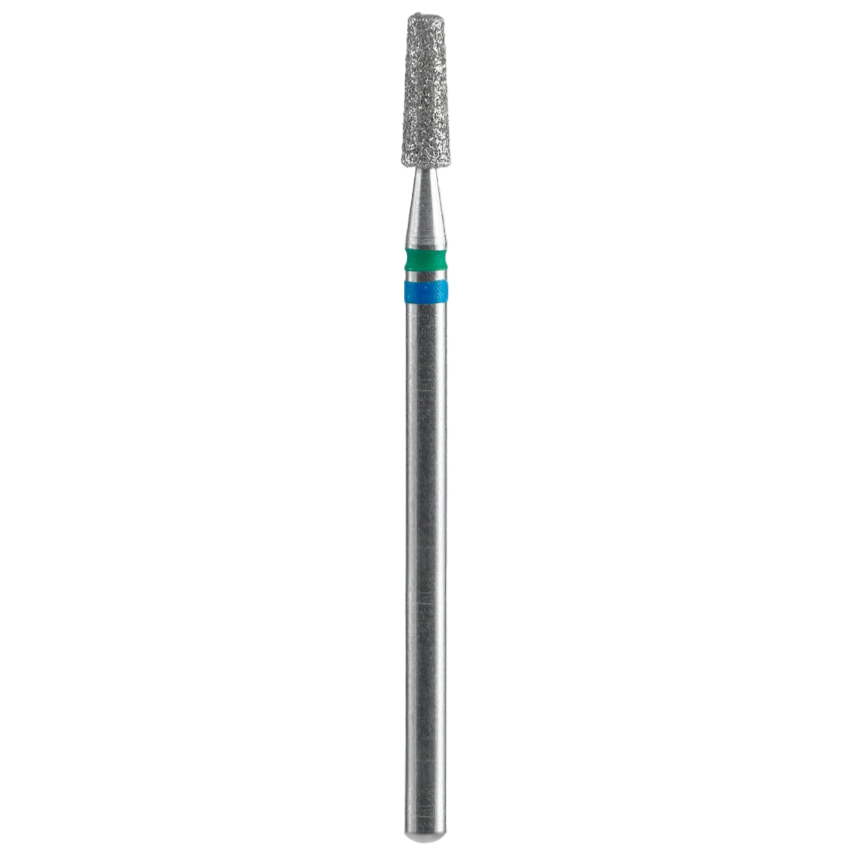 STALEKS Diamond Nail Drill Bit Duo Cone FA70BG025/8, Blue-Green, 2.5/8mm
