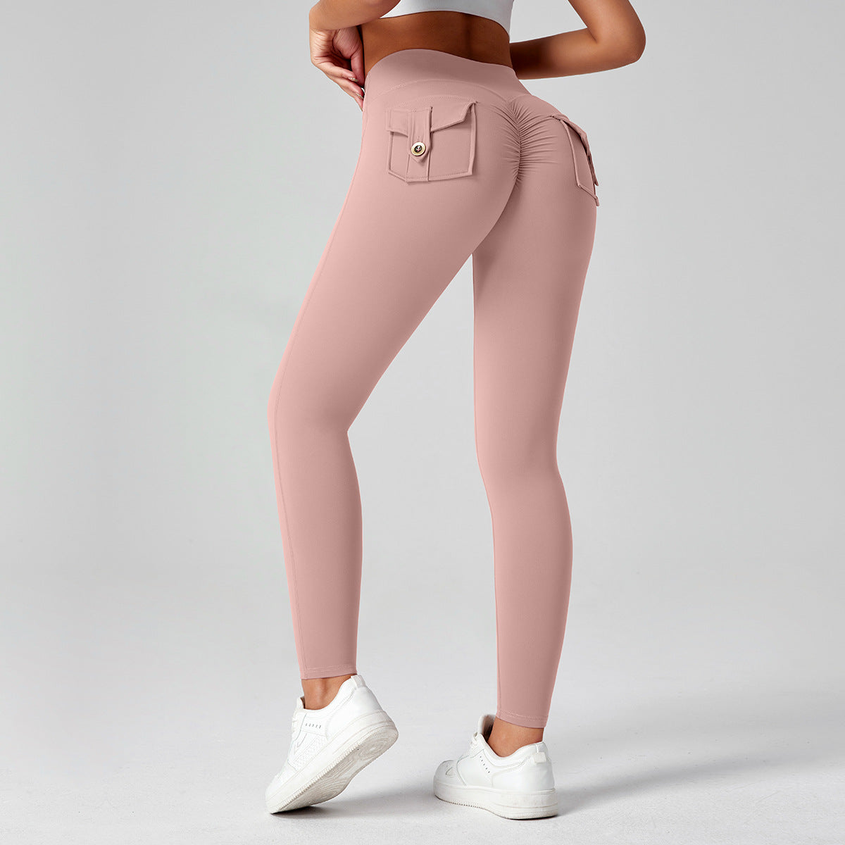 Fitness Yoga Pants For Women High-waisted Butt-lifting Stretchy Form-fitting Workout Tights