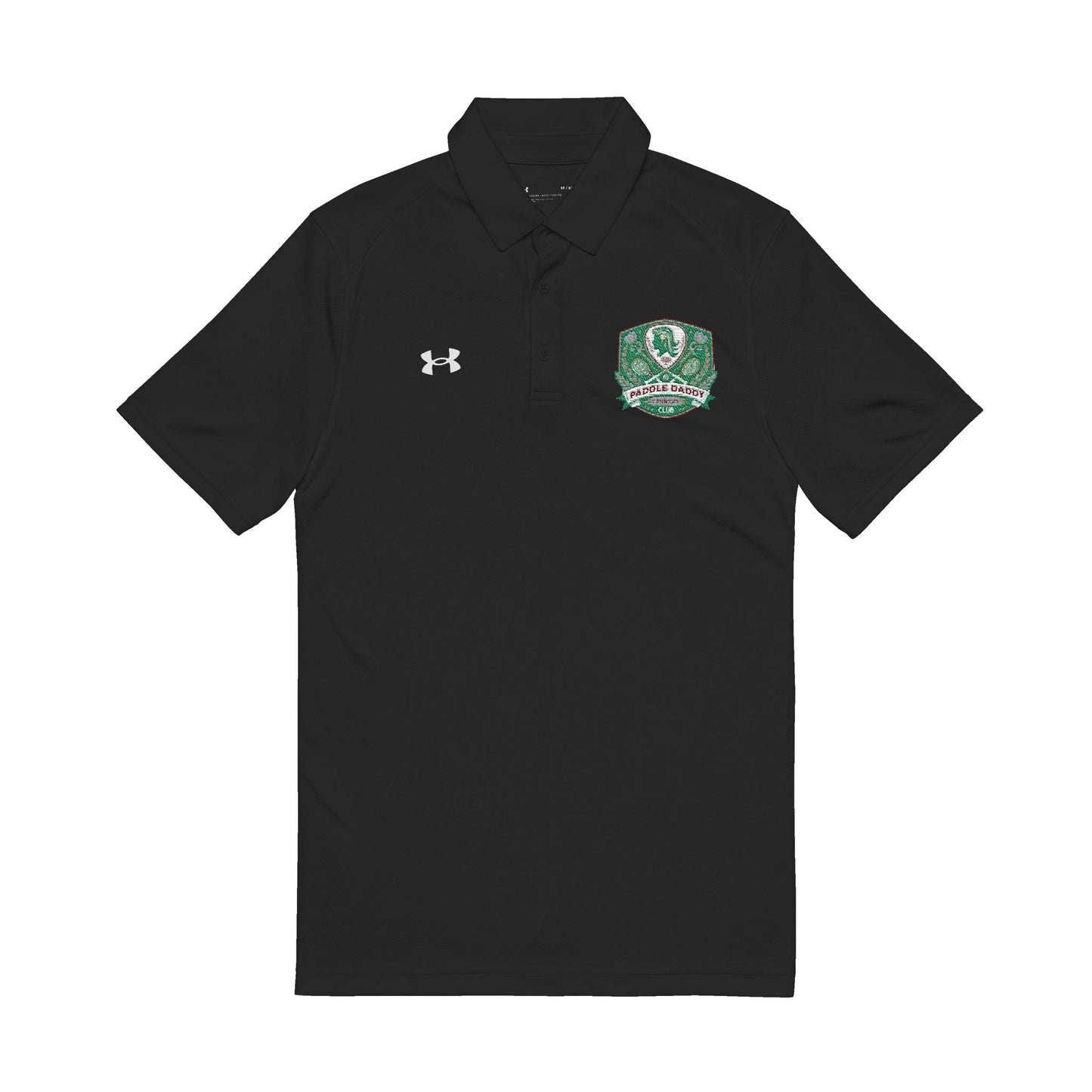Polo de rendimiento bordado Paddle Daddy Country Club - Ropa deportiva elegante para hombres, salidas informales, eventos de trabajo, golf,