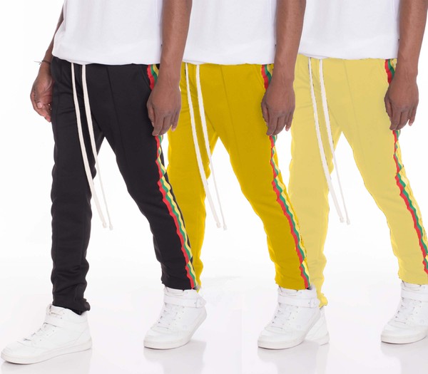 PANTALONES DE CHÁNDAL CON RAYAS DE RASTA