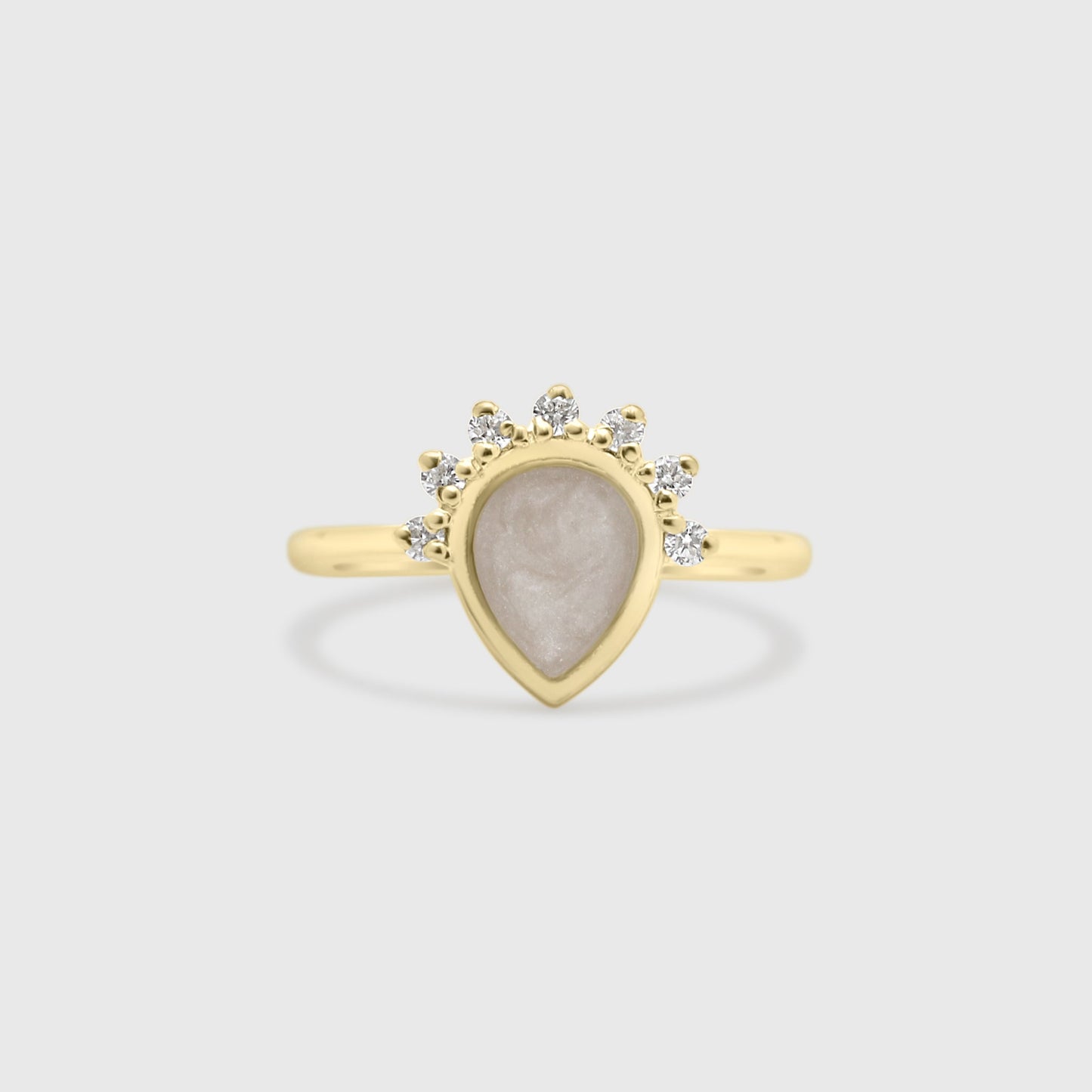Teardrop Gem Ring