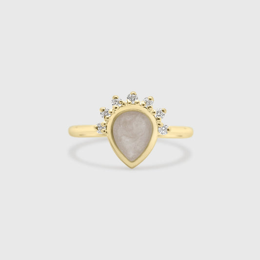 Teardrop Gem Ring