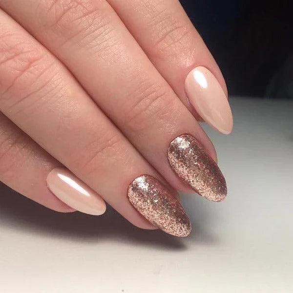 Luxio - Glitter Rose-Gold Gel Polish, 15ml