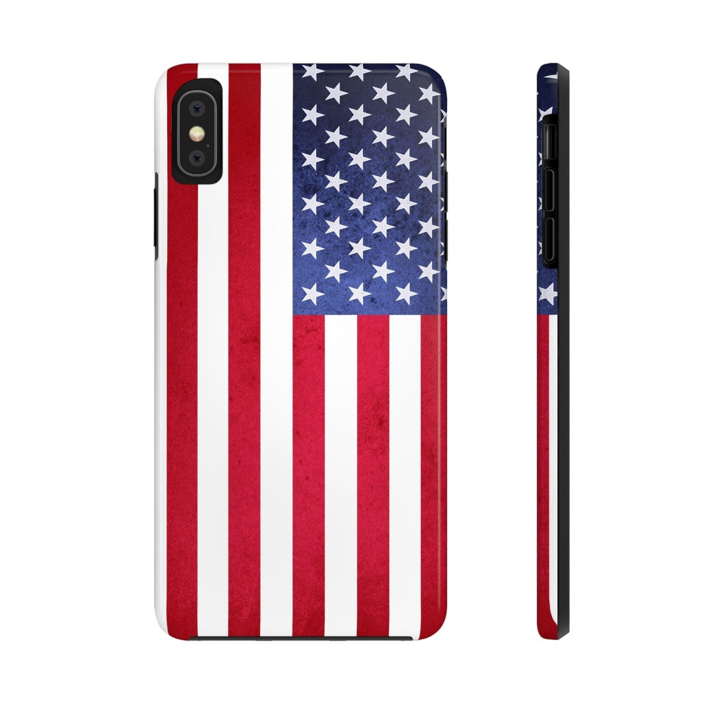USA Flag Printed Tough Phone Cases