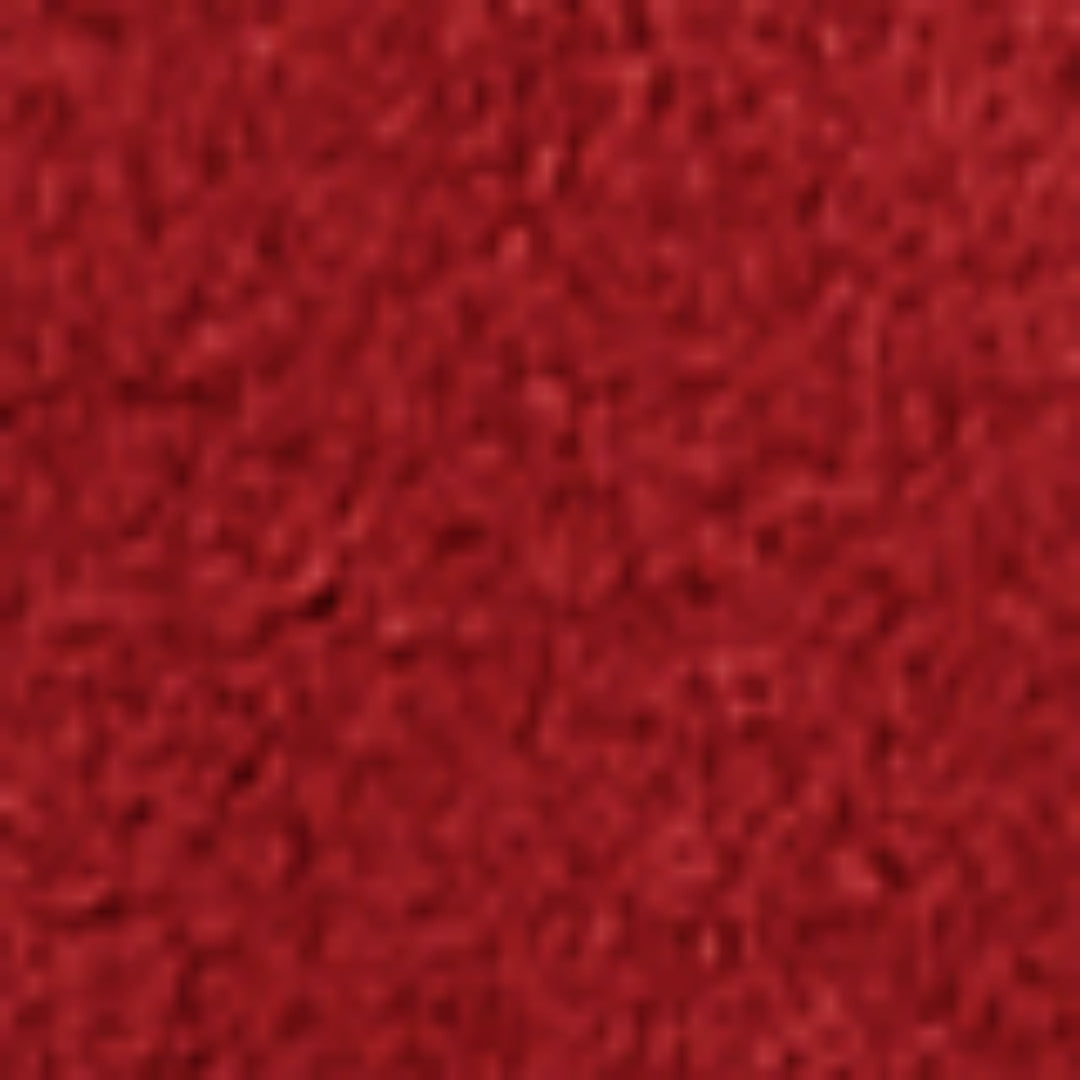 Women's Red Plush Fleece Long Bathrobe