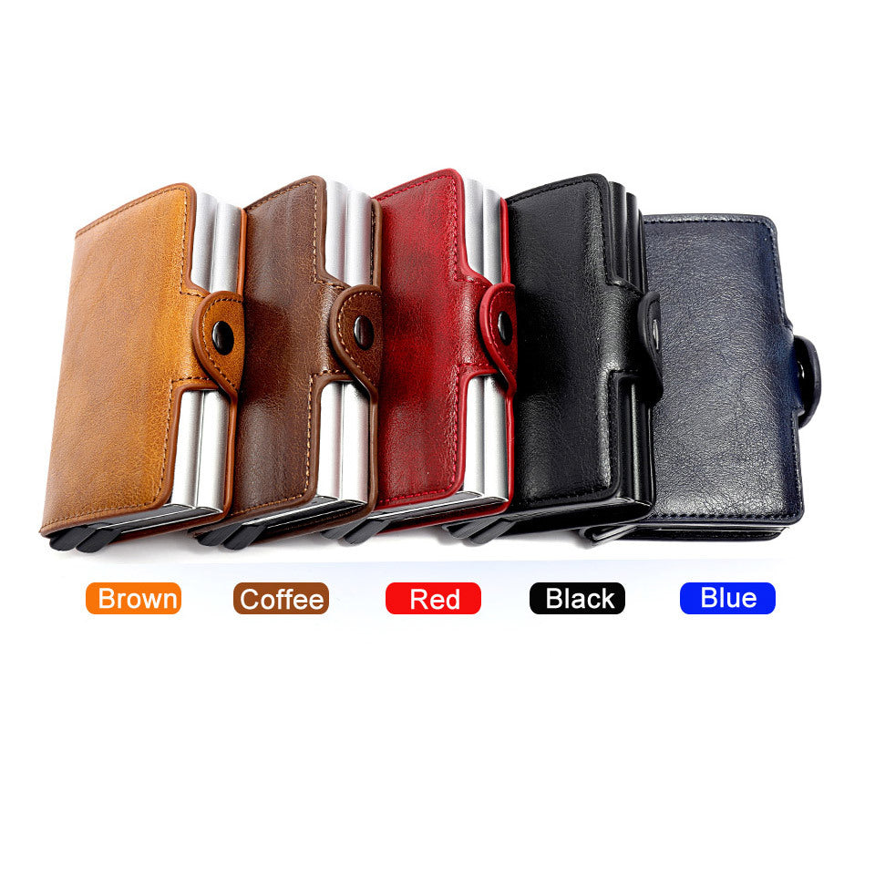 Aluminum PU Card Wallet