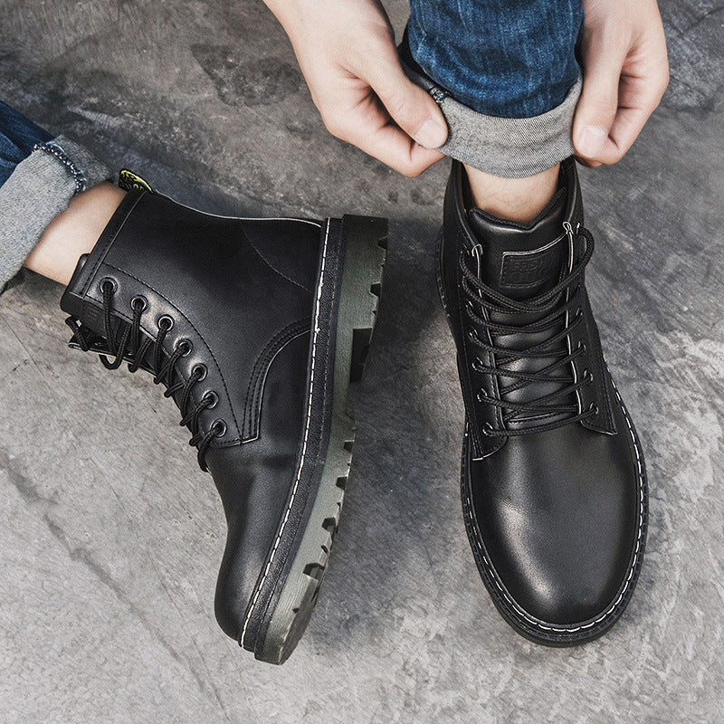 Men's Platform Motorcycle Fashion Martin Boots