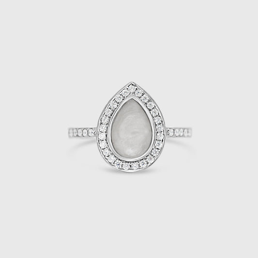 Teardrop Gemstone Ring