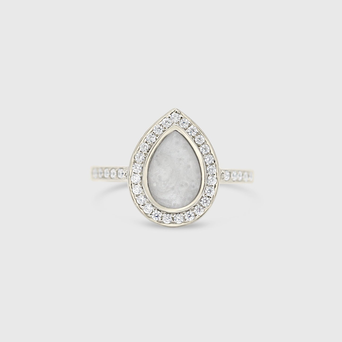 Teardrop Gemstone Ring