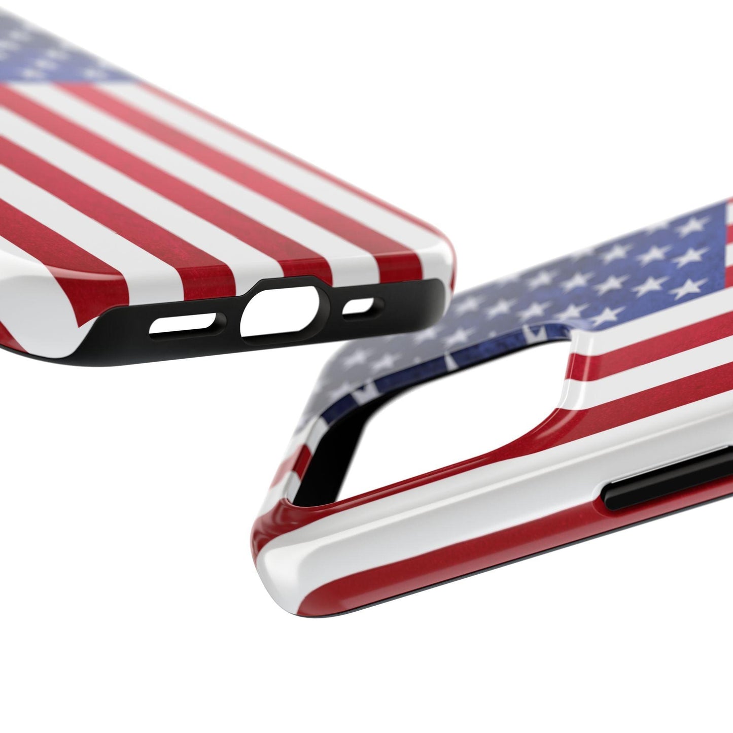 USA Flag Printed Tough Phone Cases