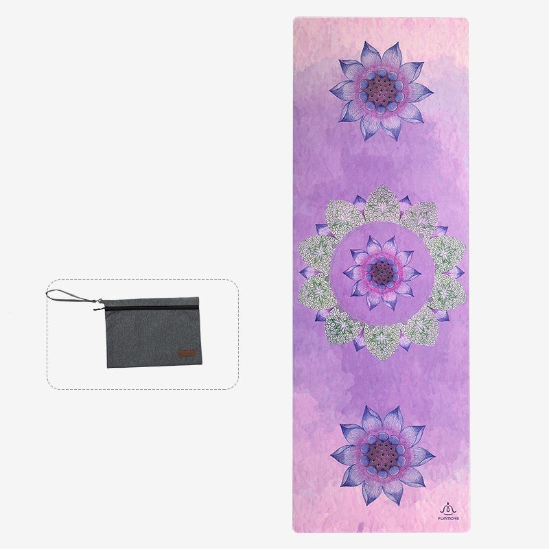 Portable professional yoga mat drape non-slip yoga blanket