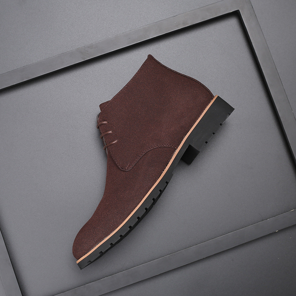 Men's Low-Heel Martin Boots