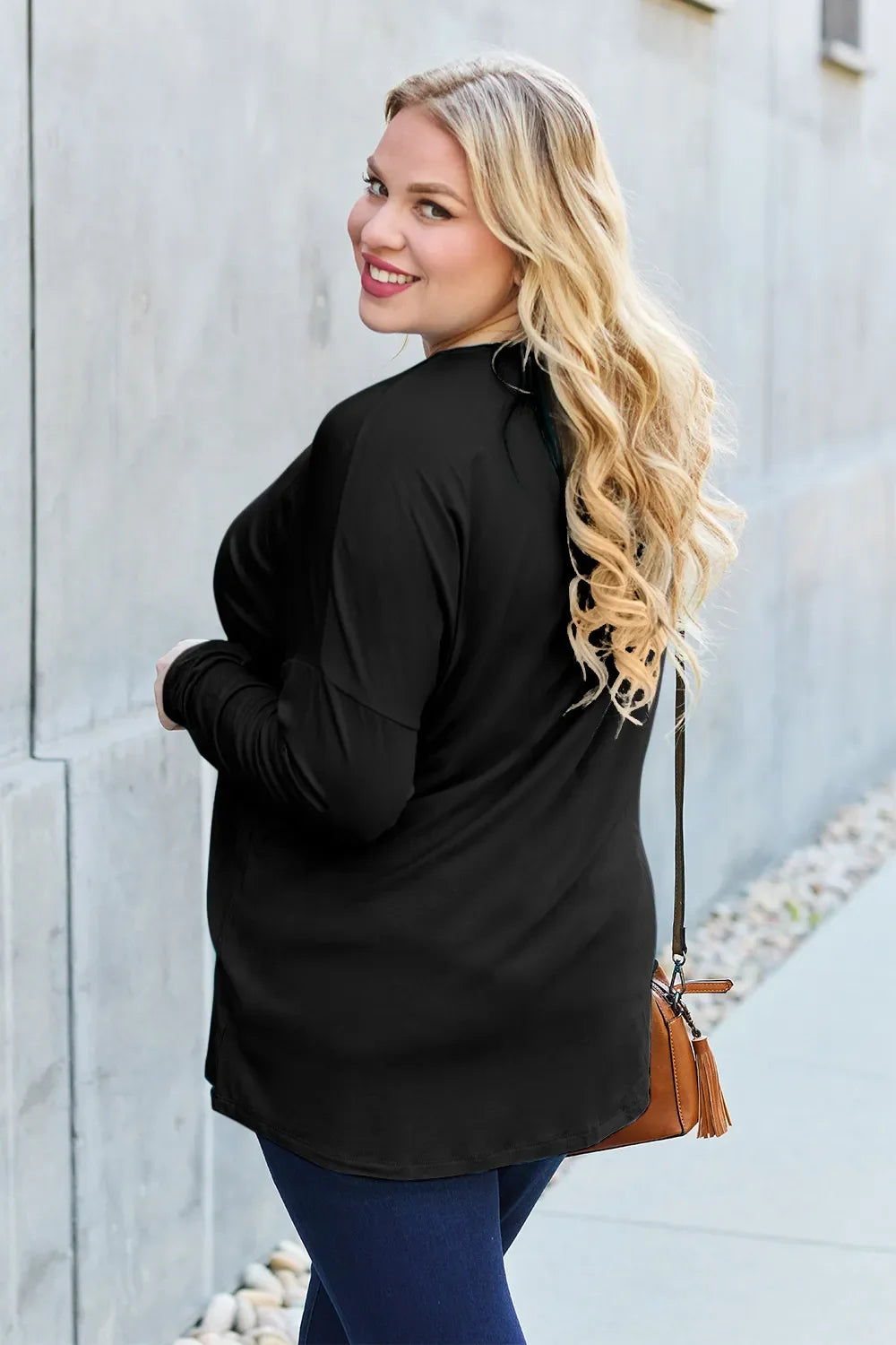 Basic Bae Full Size Relaxed Long Sleeve Tee