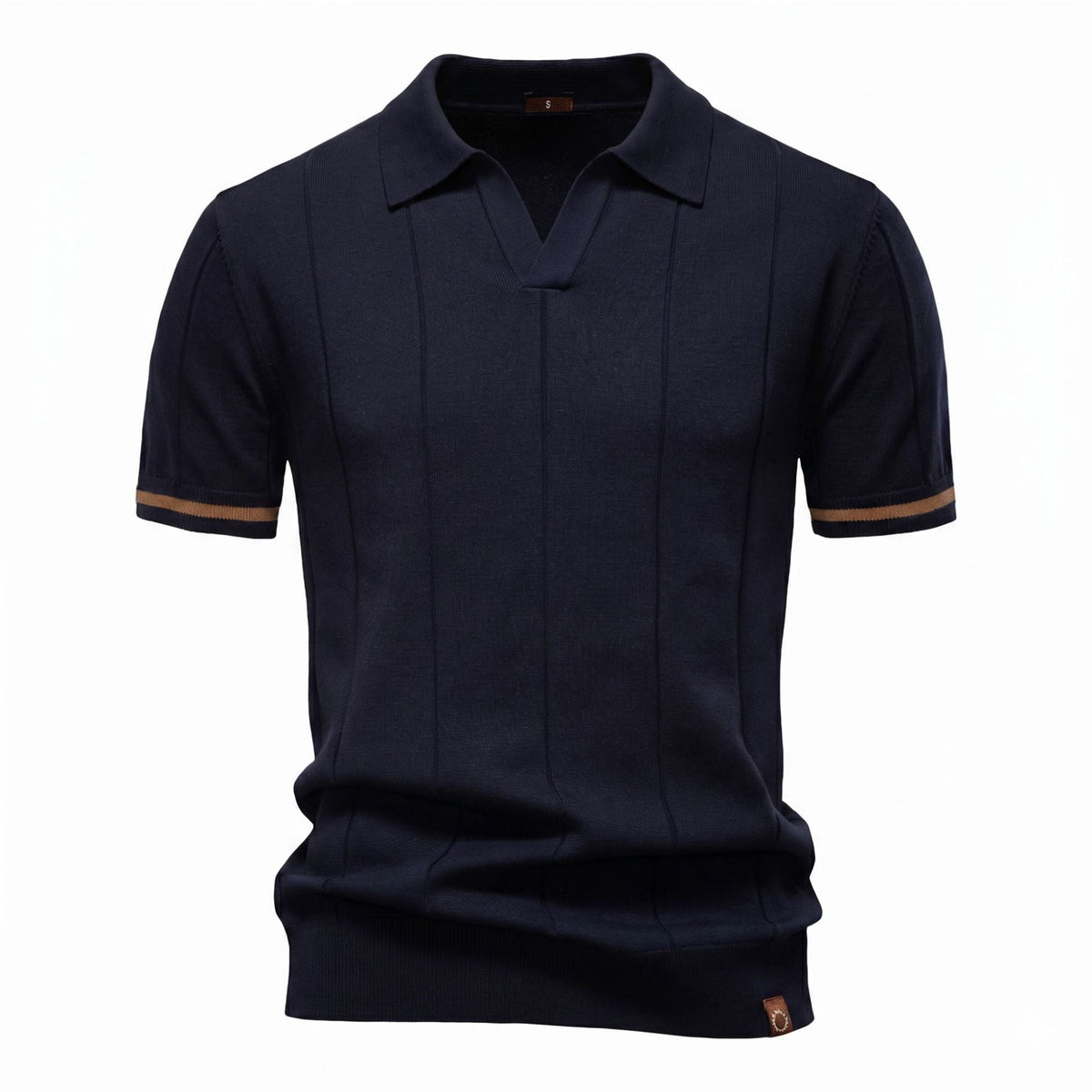 2026Summer High Quality European Size Pineapple Wool Polo Shirt Men's Business Seagull Collar Men's Short Sleeve Sweater Polo