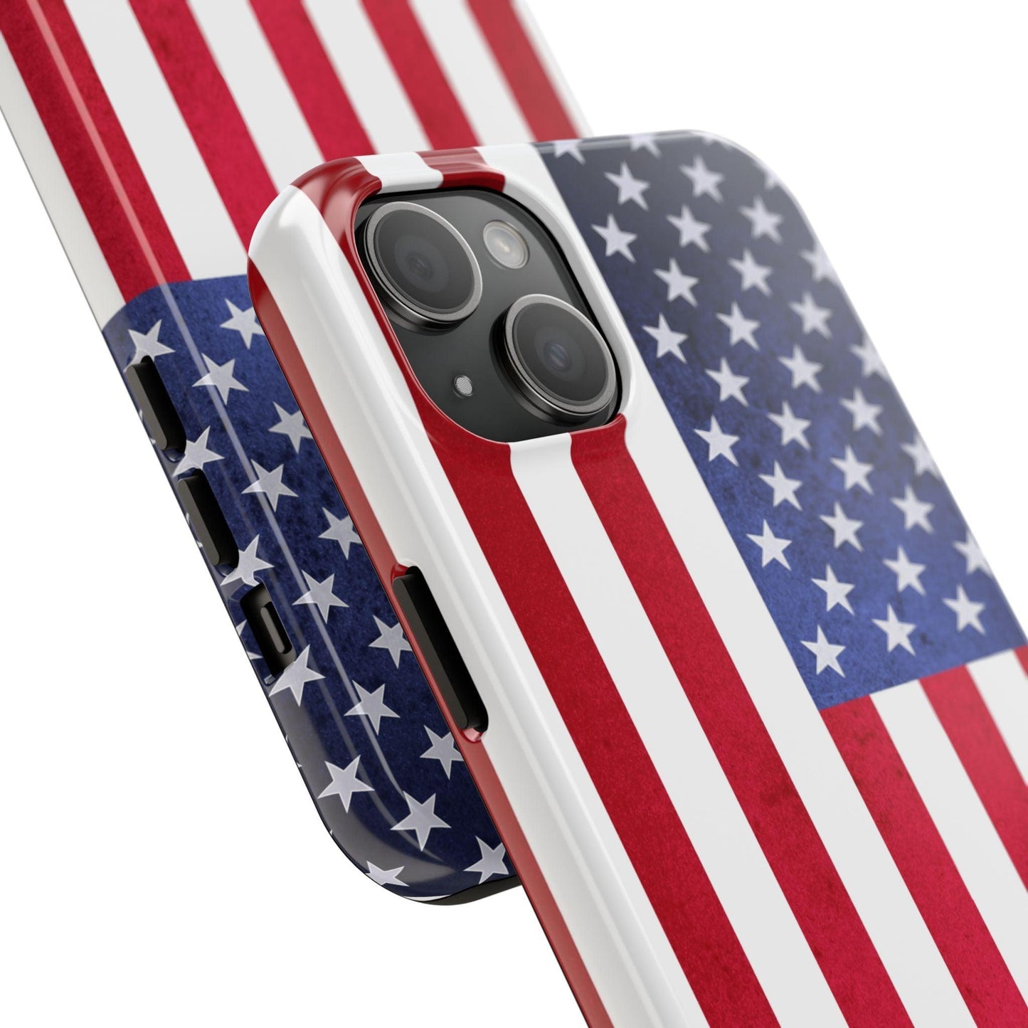 USA Flag Printed Tough Phone Cases