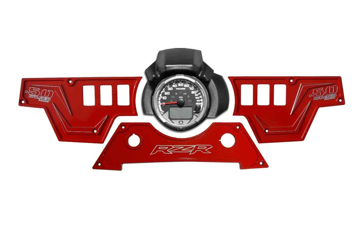 XP1000 3 piece Dash Panel (Only) Red