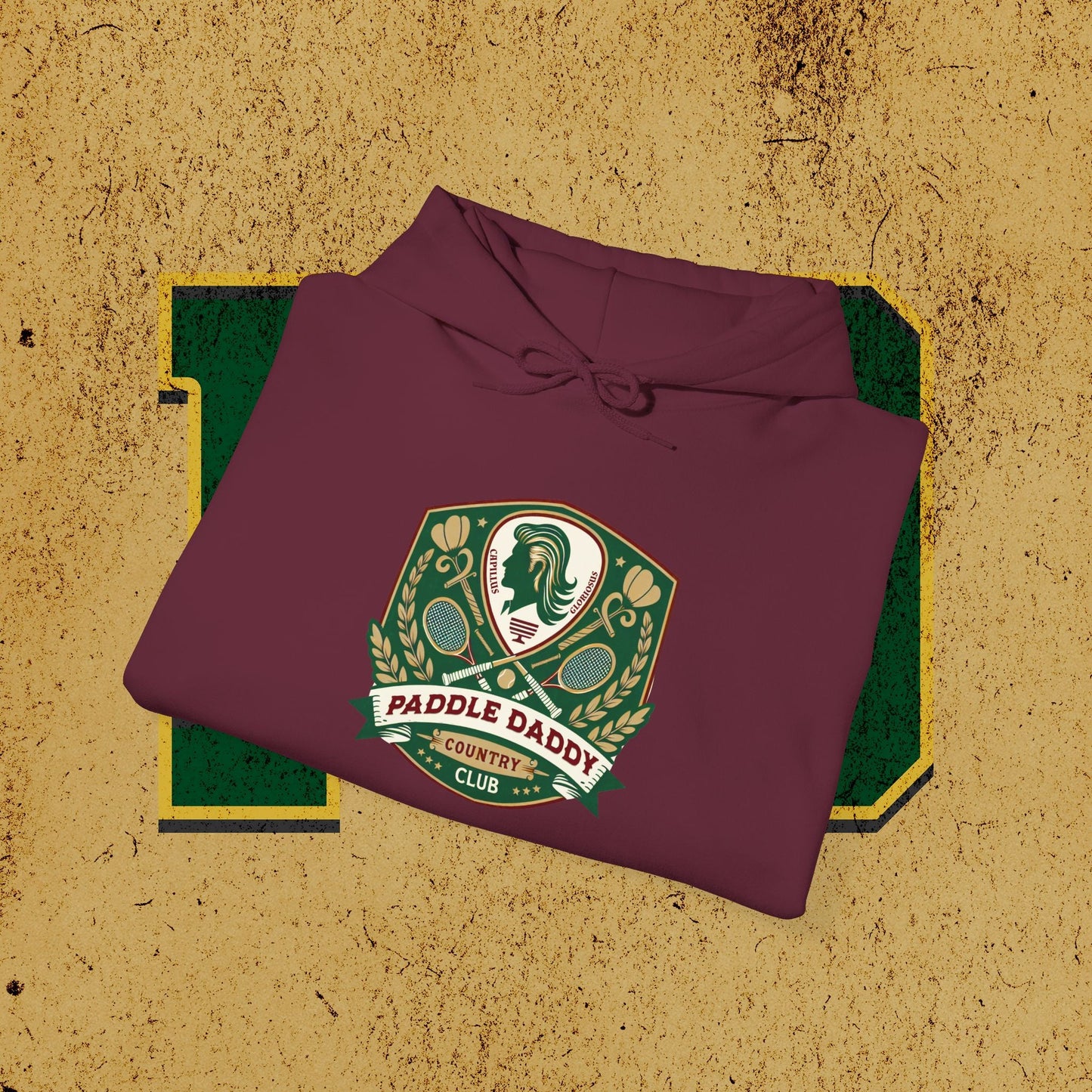 Sudadera con capucha Paddle Daddy, sudadera unisex con capucha para papás, comodidad de élite para los irónicamente refinados