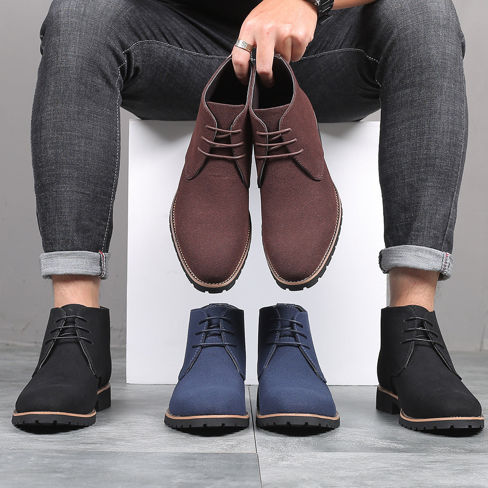Men's Low-Heel Martin Boots