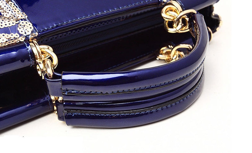 Women's Embroidered Floral Shoulder Handbag