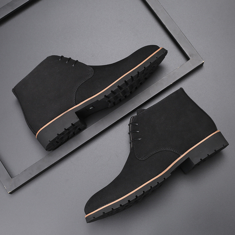 Men's Low-Heel Martin Boots
