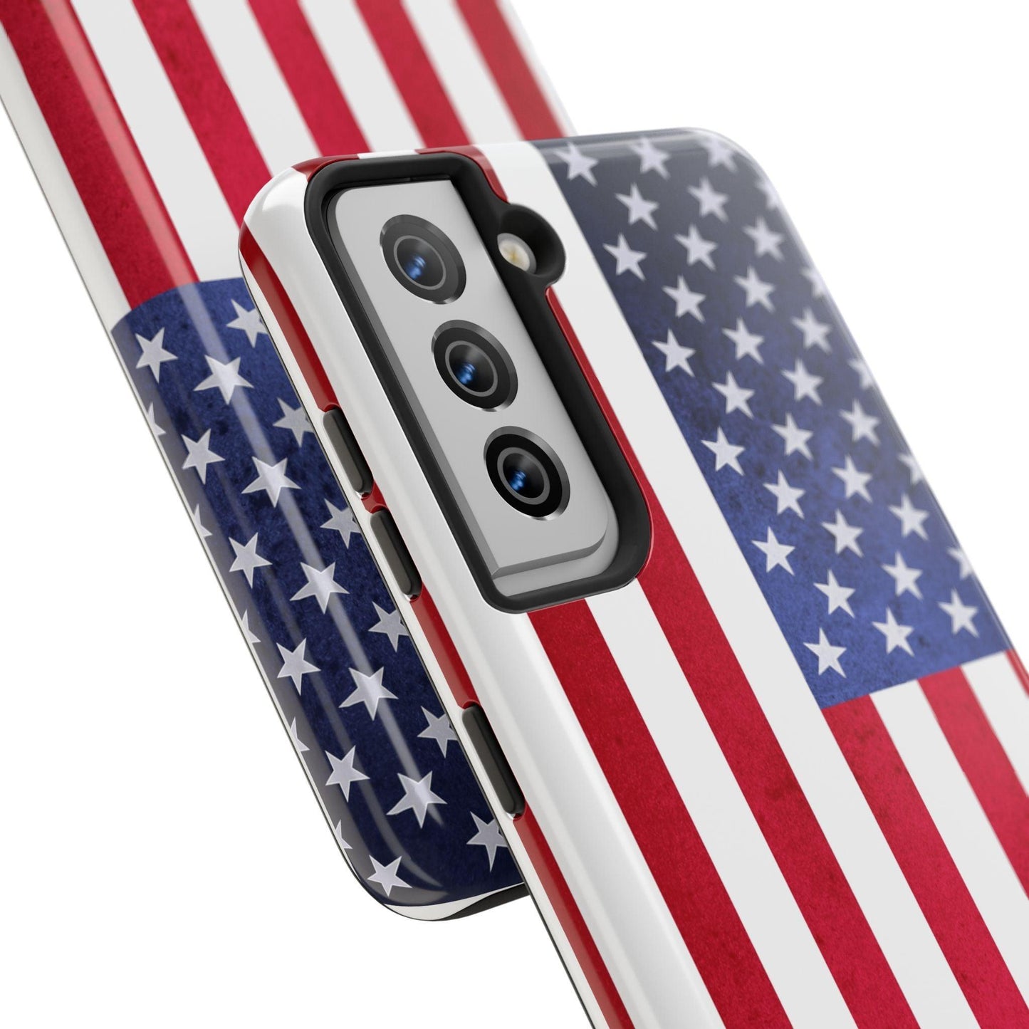USA Flag Printed Tough Phone Cases